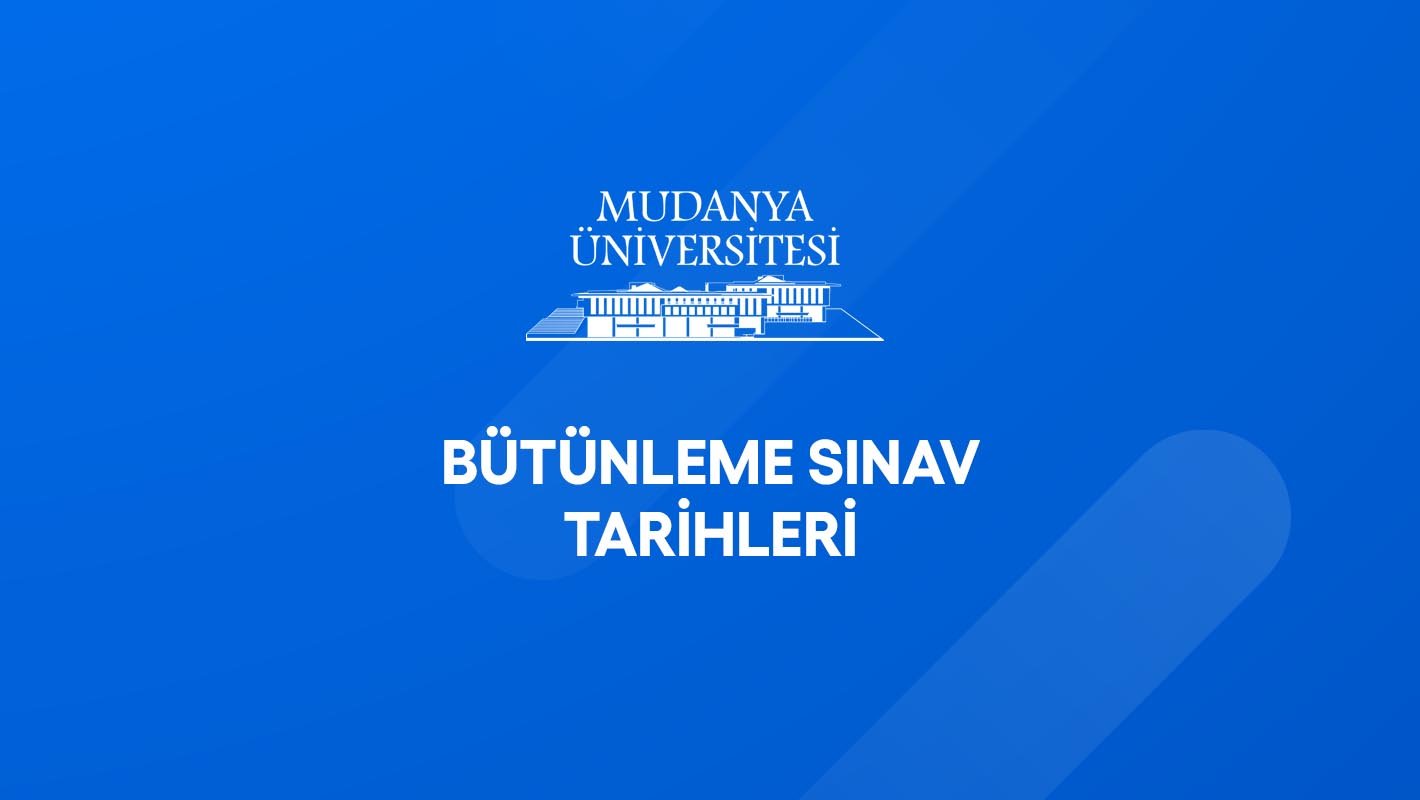 2022-2023 Bütünleme Sınav Takvimi