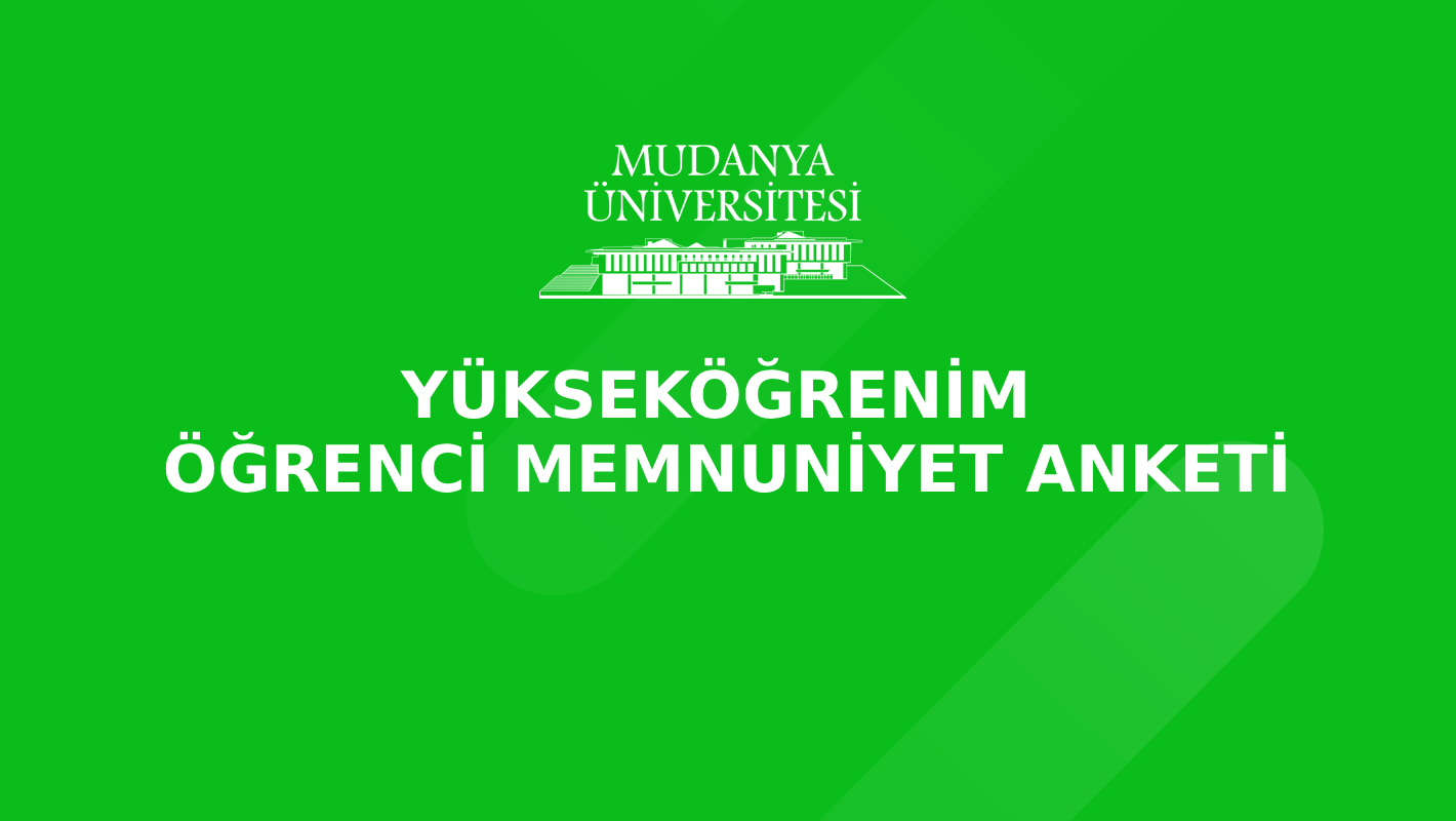 Yükseköğrenim Öğrenim Memnuniyet Anketi