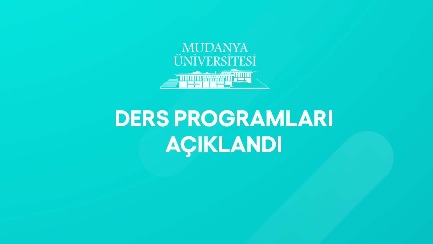 Ders Programı Açıklandı